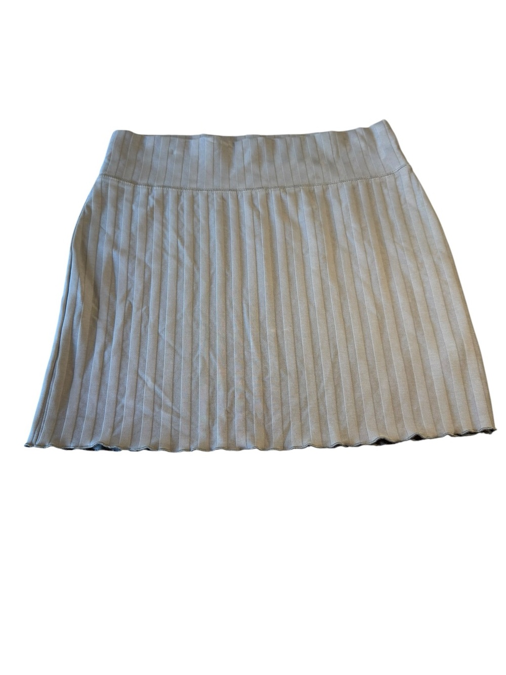 NWT aerie Light Gray Pleated Knit Midi‎ Skirt